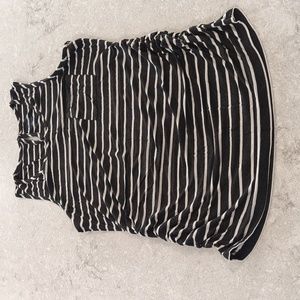 Maternity M Market & Spruce striped tank